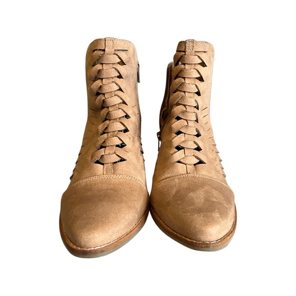 Coconut Brown  By Matisse Miranda Fringe Booties Size 10M - Picture 8 of 16